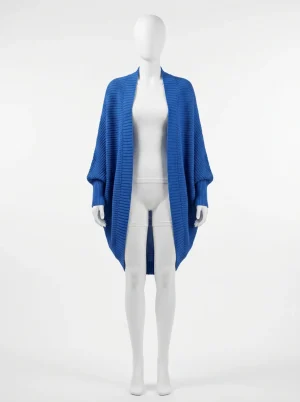 Gilet grosse maille ouvert mi-saison décontracté femme - Vue 1 - Gilet grosse maille